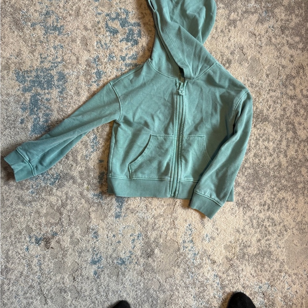 Cat & Jack Green Zip-Up Hoodie